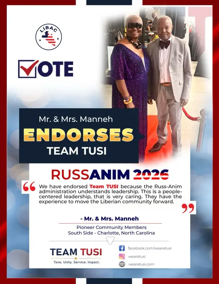 Mr. & Mrs Manneh for team TUSI