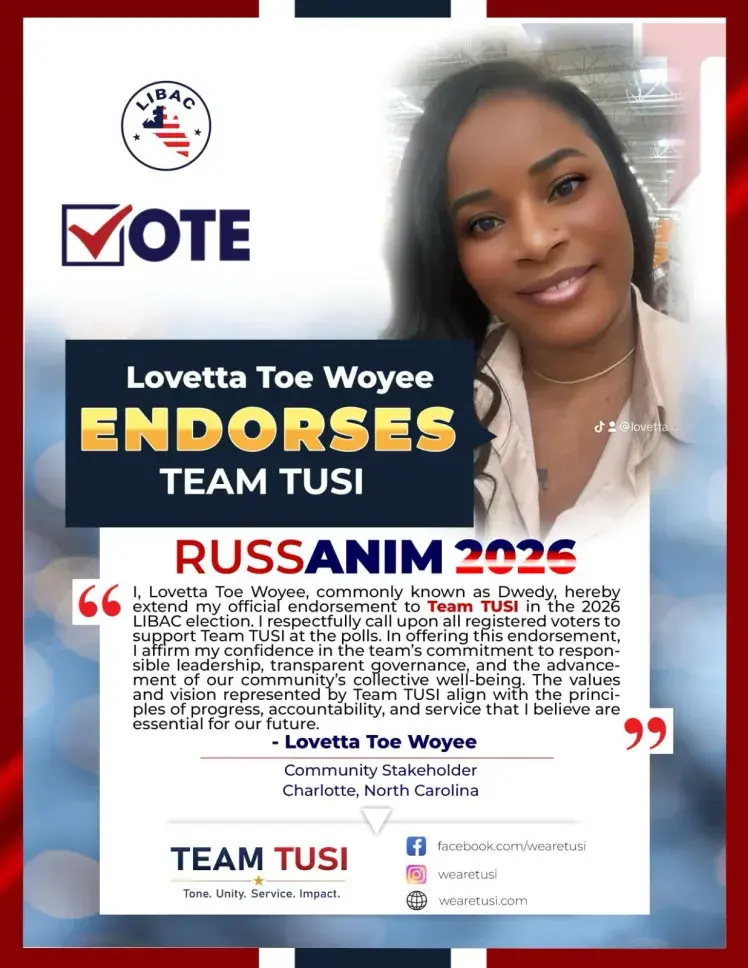 Lovetta Toe Woyee for Team TUSI