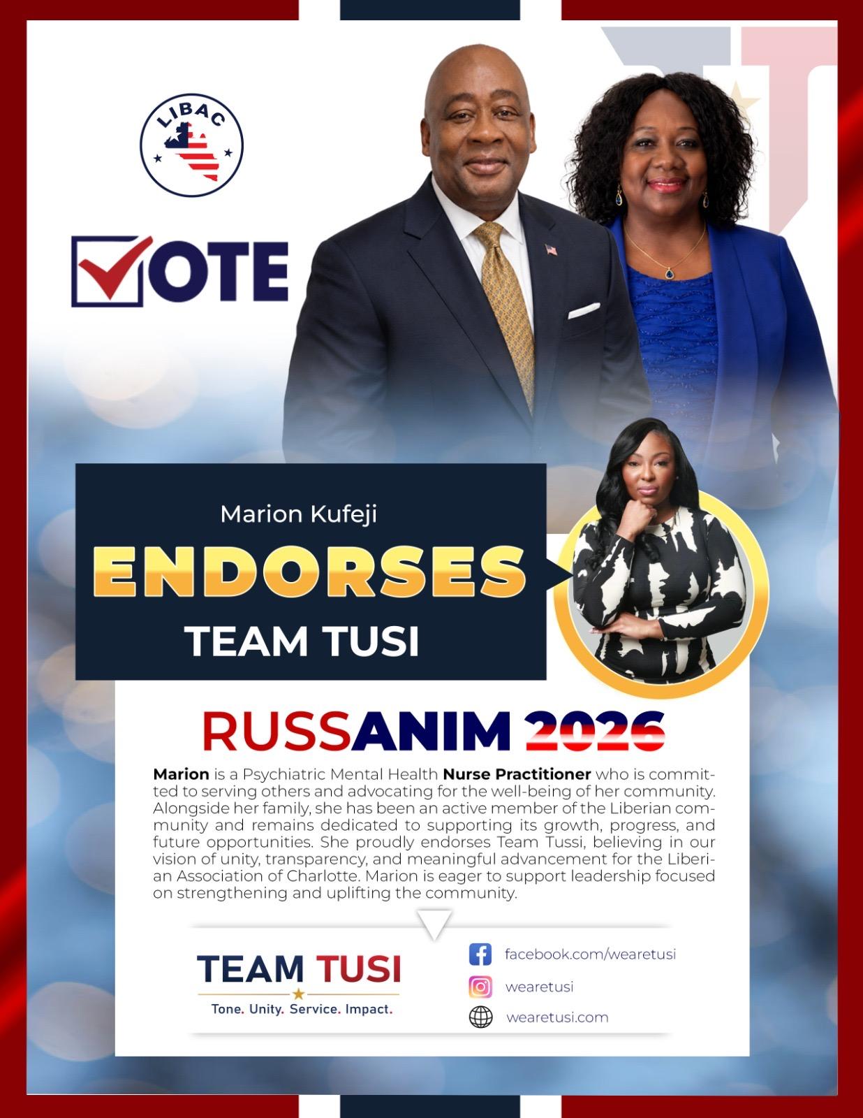 Community Endorsement Spotlight: Marion Kufeji