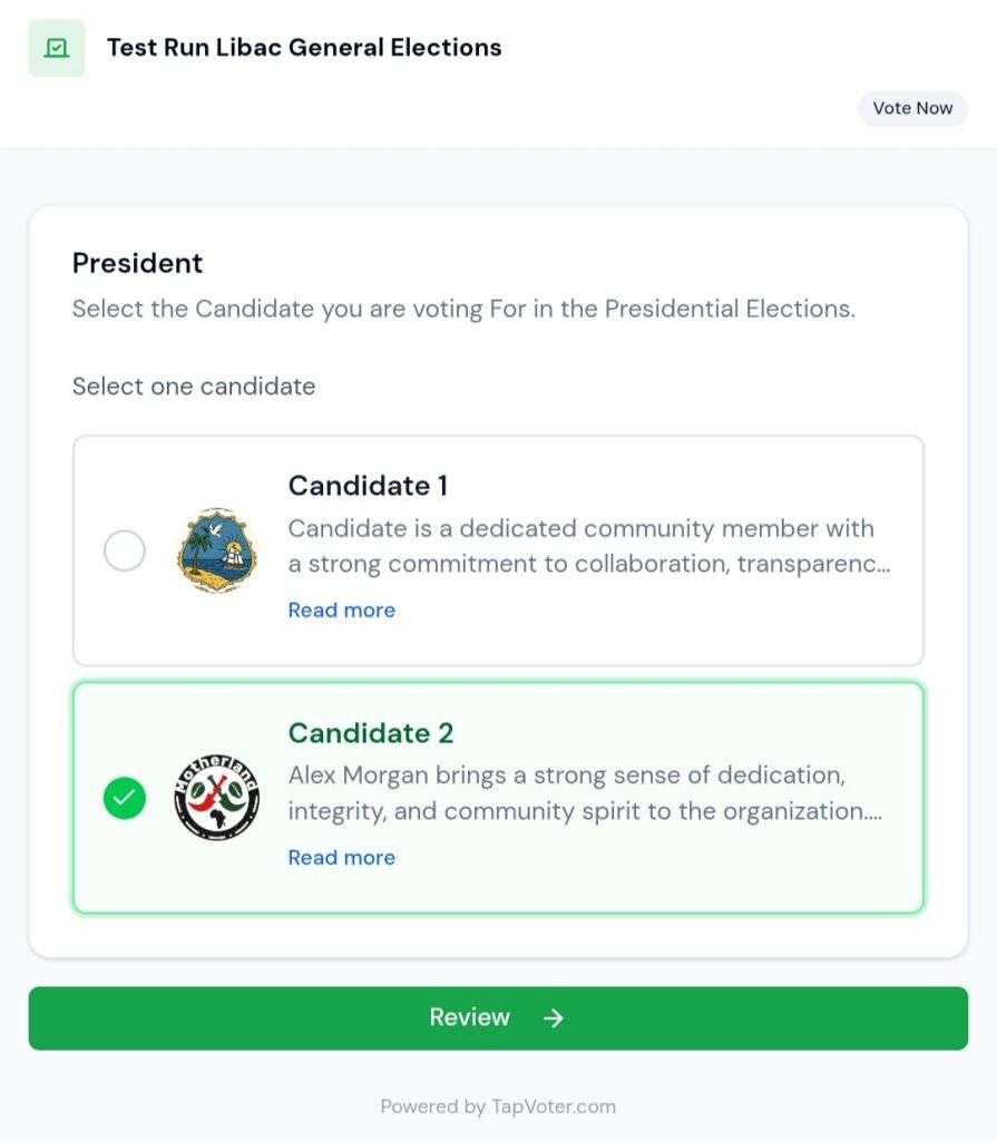 Live Results LIBAC Elections